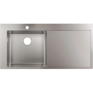 Hansgrohe - Вградена мивка S716-F450, неръждаема стомана 43331800 (43331800) Мивка за вграждане