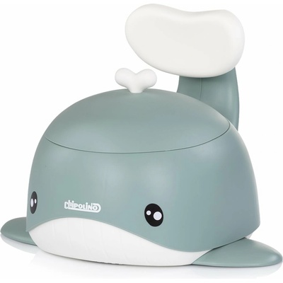 Chipolino nočník s opěrkou Whale Green