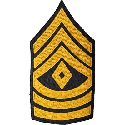 NAVYS Nášivka US hodnosť FIRST SERGEANT - ZLATÁ