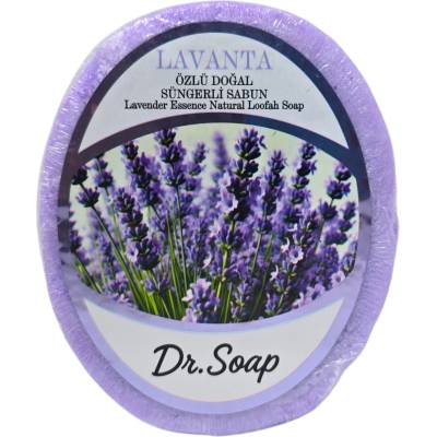 Dr. soap, Сапун, Лавандулов естествен сапун с луфа, 135гр