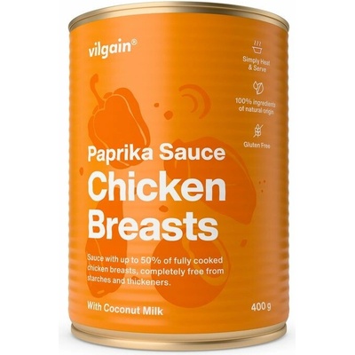 Vilgain Kuracie prsia v paprikovej omáčke 400 g