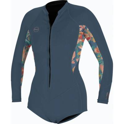 Dámský O'Neill Bahia 2/1 Front Zip Short Spring Copen blue/painted tropics/copen blue