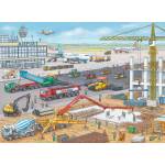 Ravensburger - Puzzle Construction at the Airport - 100 piese