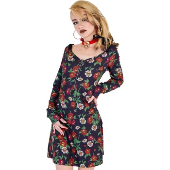 JAWBREAKER Рокля дамска JAWBREAKER - Skull Flower - Black - DRA 10233