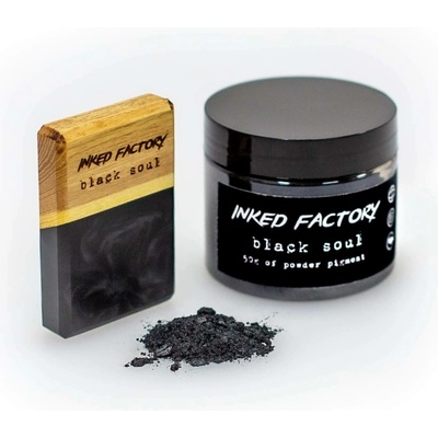 Inked Factory metalický pigment black soul 50 g