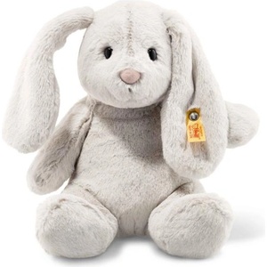 Steiff Friends Hoppie заек, светлосив 28см плюшена играчка (080470)