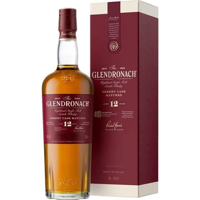 Glendronach Single Malt 12y 43% 0,7 l (karton)