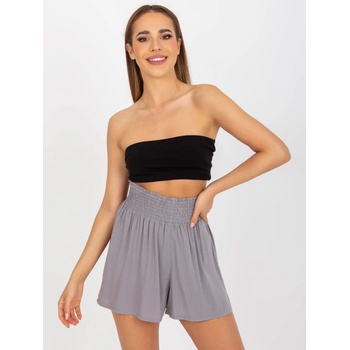 VZDUŠNÉ šortky D73761M62238KA-GREY ŠEDÉ