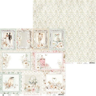 P13 Oboustranný papír na scrapbook Beautiful Moments30cm