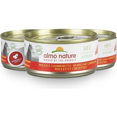 Almo Nature HFC WET CAT kura a krevety 70 g