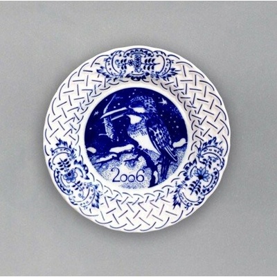 Cibulák Tanier Výročný 2006 reliéfny závesný 18cm Originálny Český Porcelán Dubí