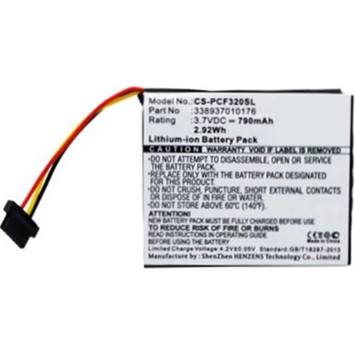 Beltrona akumulátor do navigačného zariadenia Náhrada za originálny akumulátor 338937010176 3.7 V 790 mAh; BELPCF320SL