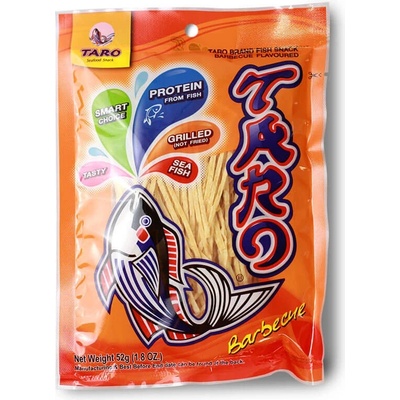 TARO BRAND Taro rybie čipsy s príchuťou barbecue 52 g