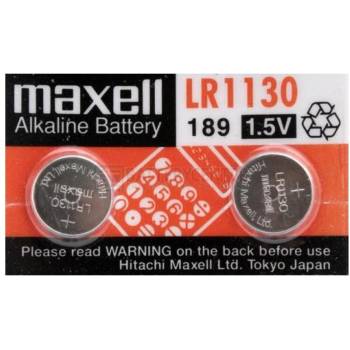 Maxell Бутонна алкална батерия MAXELL LR-1130 AG10 1.55V 10 бр. -pack цена за 1 бр (LR-1130)