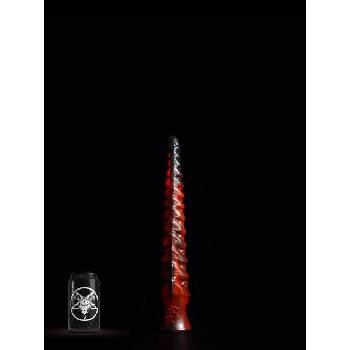 Twisted Beast Asmodeus Inferno Small prémiové silikonové dildo 37 x 2,6 - 6,7 cm