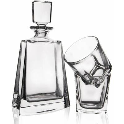Fľaša sklo WHISKY +pohár 3dl 2ks 700 ml
