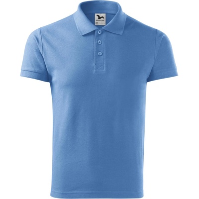 MALFINI Malfini cotton 212 / Мъжка поло тениска - небесно синя s (2121513)