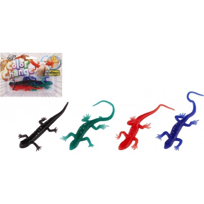 Teddies Jašterica naťahovacia elastická meniaca farbu