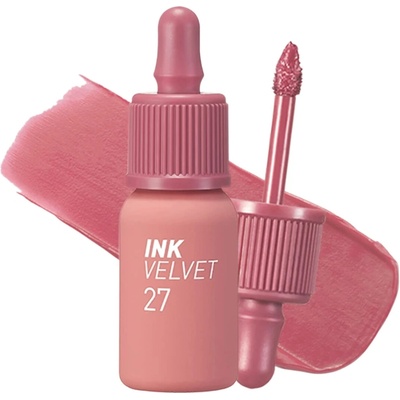 Peripera Ink The Velvet Tint na rty 27 Strawberry Nude 4 g – Zboží Dáma