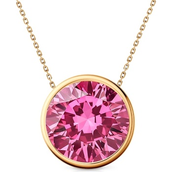 SAVICKI Колие The Journey злато, розов лабраторен диамант