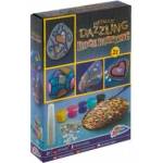 Grafix Metallic Dazzling Rock Painting - 3 rocks, 5 paint,
