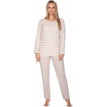 froté Agata béžové s pruhmi