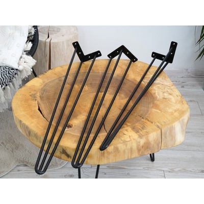 Treesome Industrial Hairpin 30 cm černá – Zboží Dáma