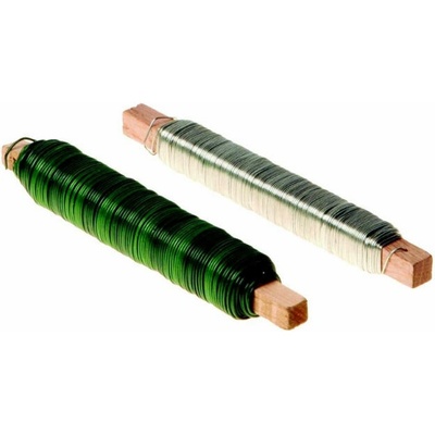 Drát vázací 0.9x30m potažený zeleným PVC na dřívku