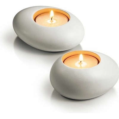 TESCOMA FANCY HOME Stones 2 ks, biela