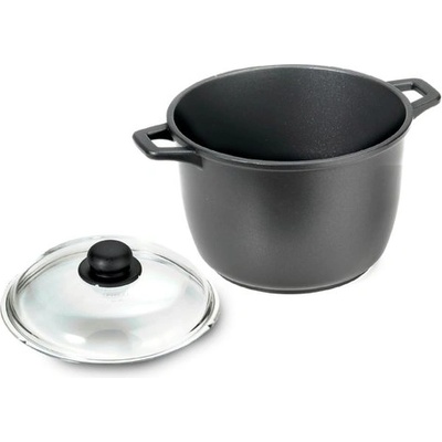 Antik Ars ИТ-21.20 Тенджера дълбока 20х17см 4л със стъклен капак (0144125)