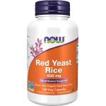 NOW NOW Red Yeast Rice 600 mg, 120 Veg Capsules