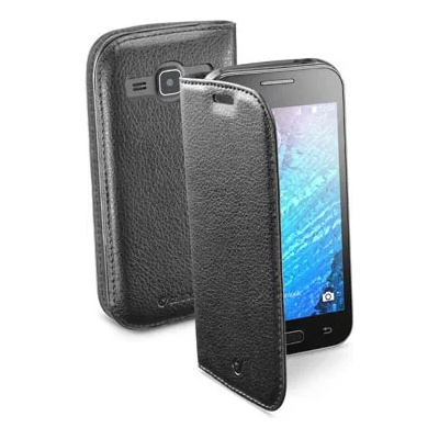 Samsung Galaxy J1 Book Essential Кожен Калъф и Протектор