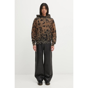 Aries Памучен суичър Leopard Hoodie (AR2003404)
