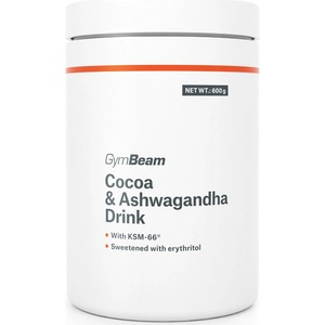 GymBeam Cocoa and Ashwagandha Drink, 600 Grams