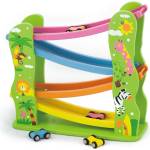Viga Toys Дървена писта с колички Джунгла, Viga (59610)