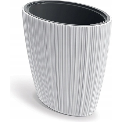 Prosperplast Bílý plast Květináč 60 x 40 x 55 cm