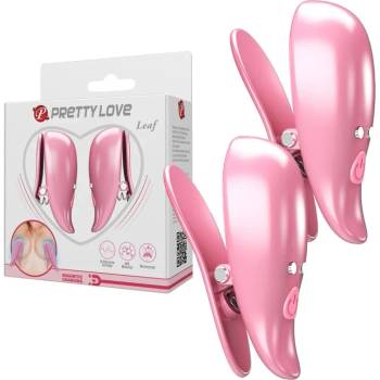 Image 1 of Вибриращи щипки за зърна, 10 режима - Leaf Nipple Clamps (D-239894)