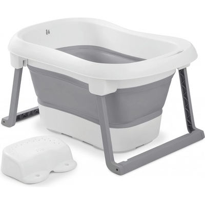 Hauck Vanička skládací XXL Wash N Fold white stone