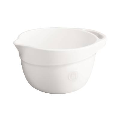 Керамична купа за смесване Emile Henry Mixing Bowl 3, 5 л - цвят бял (EH 6563-11)