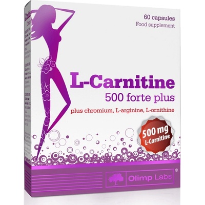 Olimp Sport Nutrition L-Carnitine 500 Forte Plus, 60 Capsules