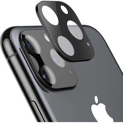 bGreen Стъклен протектор за задна камера 5D Full bGreen за Apple iPhone 11 (6.1) с лайсна, Черен (14811)