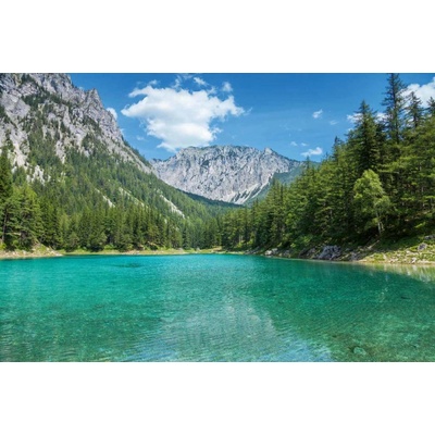 Dimex MS-5-3078 Vliesová fototapeta Rakouské alpské jezero rozměry 375 x 250 cm