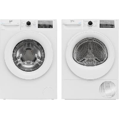 BEKO BM3WFU4941WW + BEKO BM3T4924WW