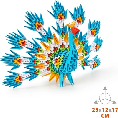 Alexander Origami 3D Páv – Zboží Mobilmania