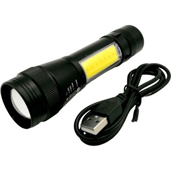 Image 1 of Jiangsu Bright Мултифункционален акумулаторен led фенер с режим на увеличение, usb, sos светлина 520