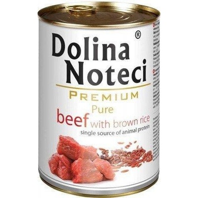 Dolina Noteci Premium Pure hovädzie s hnedou ryžou 12 x 400 g