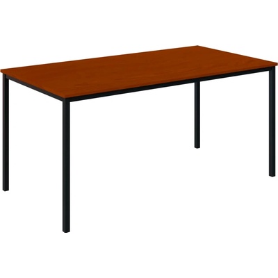 JPT 160 jídelní stůl kovová podnož černá deska 18 mm 1600 x 800 mm třešeň šumavská