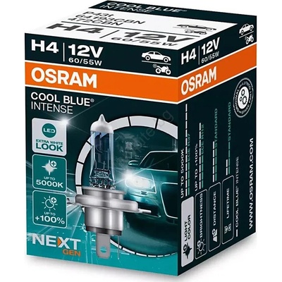 КОМПЛЕКТ 2x Авто крушка COOL BLUE H4 P43t 60/55W 12V 5000K - Osram (OA0013)