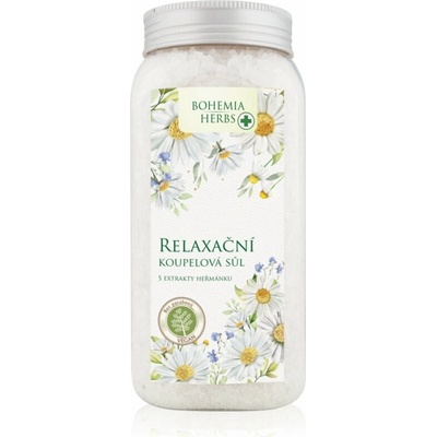 Bohemia Gifts Bohemia Herbs Chamomile soľ do kúpeľa 900 g