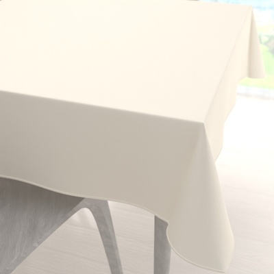 Biante Veľký teflónový štvorcový obrus TF-037 Smotanový bez vzoru 150x150cm